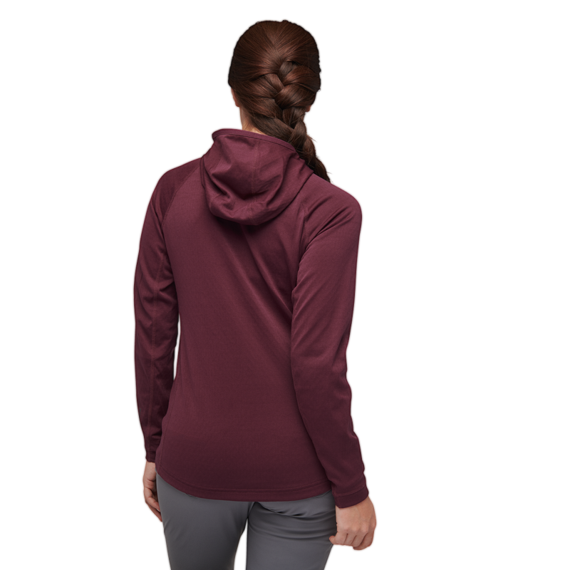 Black Diamond Women's Coefficient Hoodie Blackberry-5